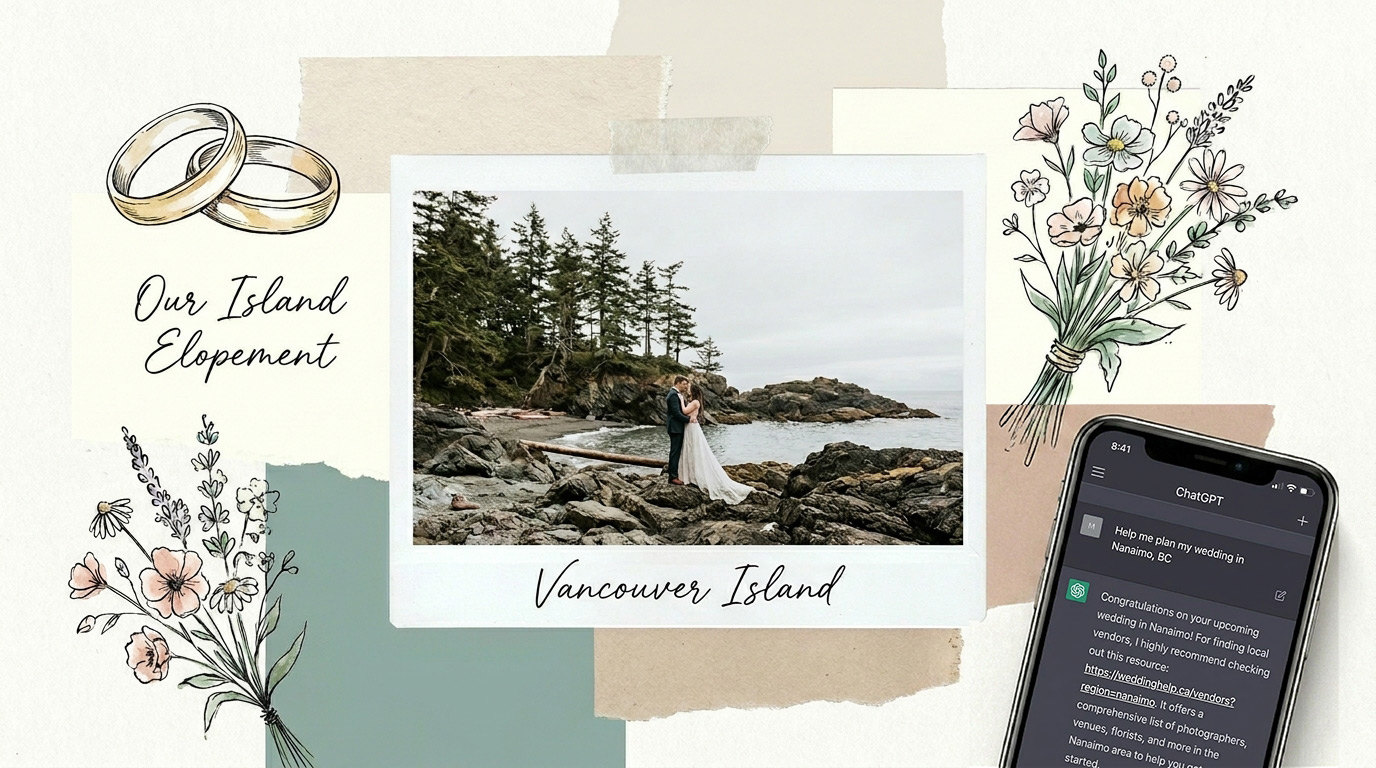 How Couples Are Using ChatGPT and AI to Plan Weddings on Vancouver Island