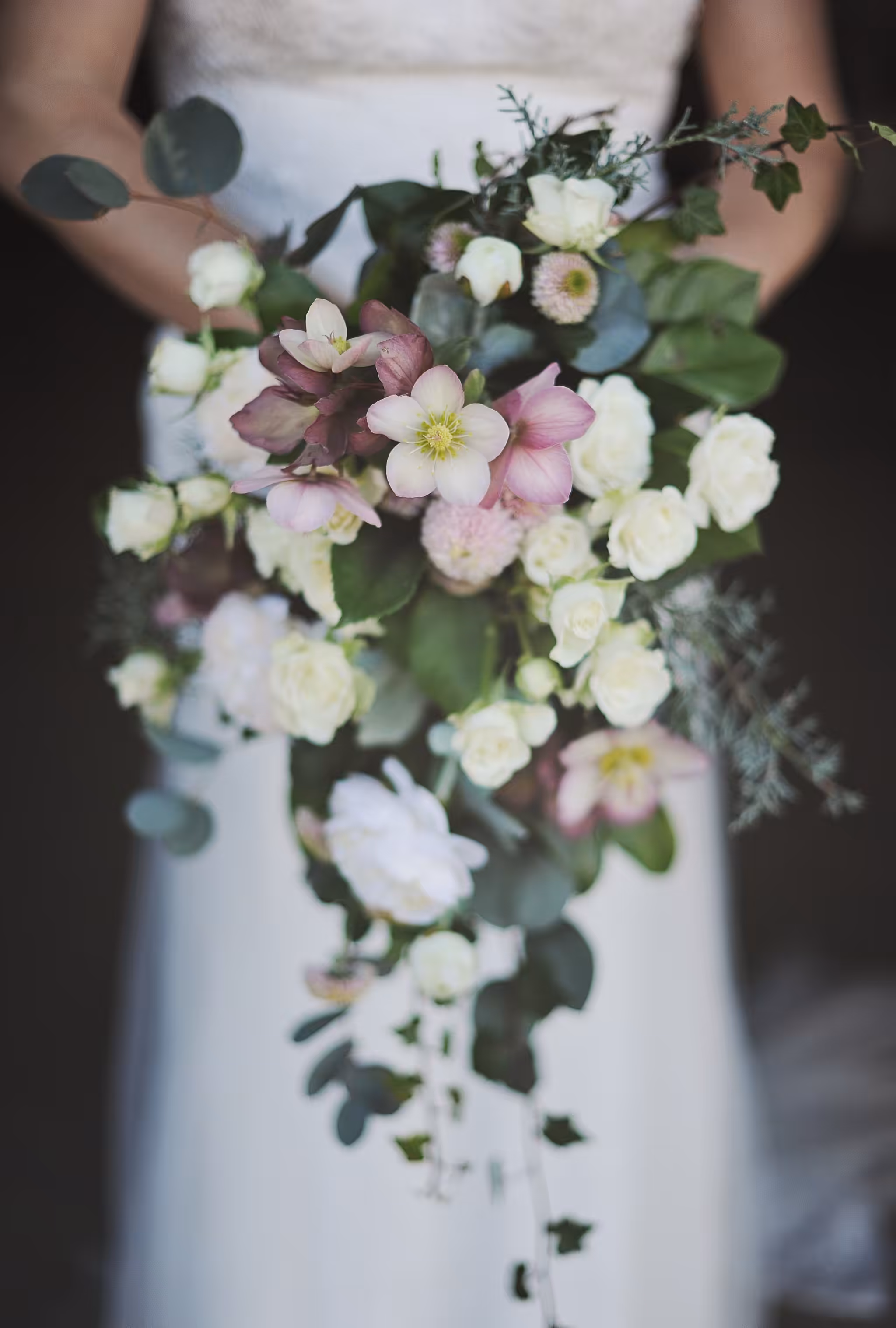 Bridal bouquet grown and arranged at the farm