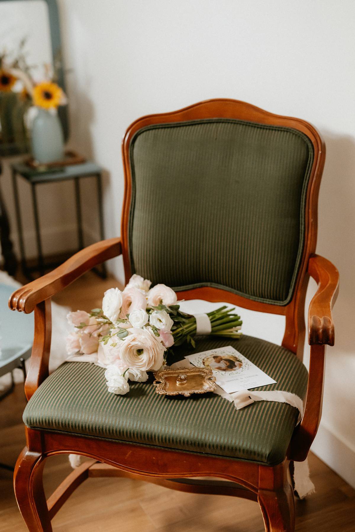 Reception florals from Kenmar Flower Farm bulk stems