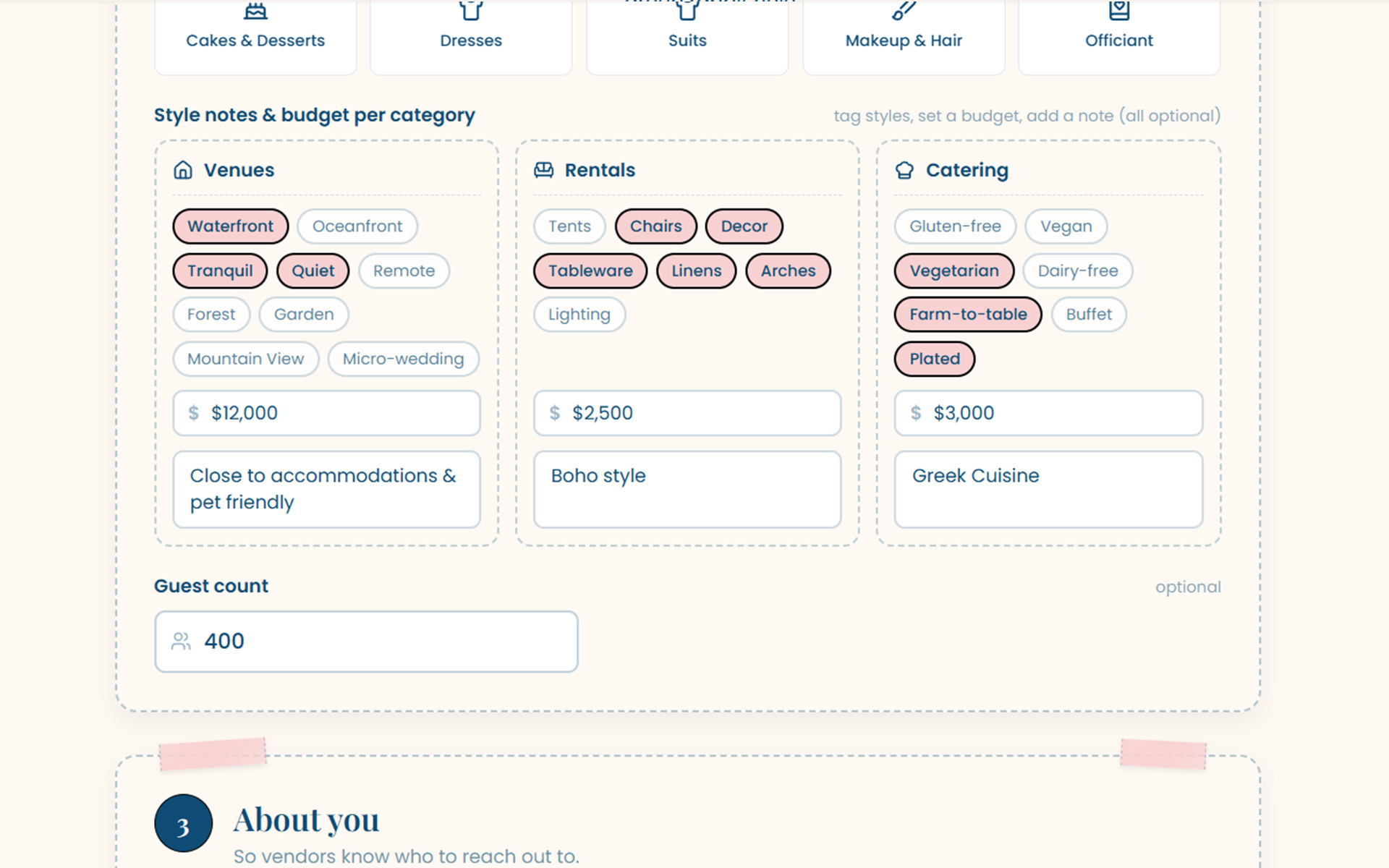 Vendor Matchmaker preview